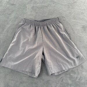 Masters Tech Active Gray Lined Shorts Mens Medium Athletic